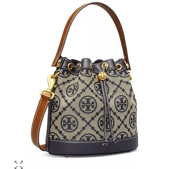 Perfect Tory Burch Mini T Monogram Bucket Bag - Picture 7 of 11